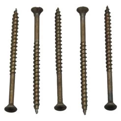 AP Products® - 8" X 3" Raw Square Flat Head Recess Screws