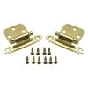 AP Products® - Brass Self-Closing Flush Mount Cabinet Door Hinges