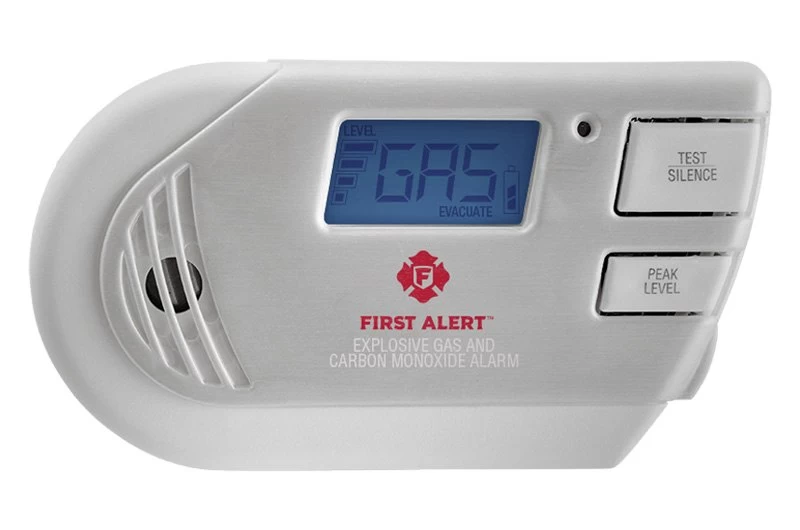 First Alert® - White Surface Mount Explosive Gas/Carbon Monoxide Alarm With Battery Backup & Digital Display 4 First Alert® - White Surface Mount Explosive Gas/Carbon Monoxide Alarm With Battery Backup & Digital Display - Image 2