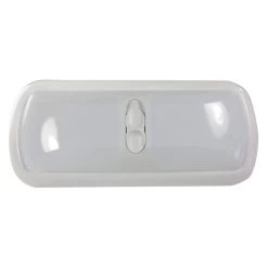 Arcon® 18123 - Euro Style Oblong Surface Mount Incandescent Double Bulbs Overhead Light With Switch (11.0"L X 4.8"W)