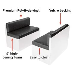 Thomas Payne® 2021100490 - 40" Millbrae RV Dinette Replacement Cushions -Rv Equipment 2021100490 2
