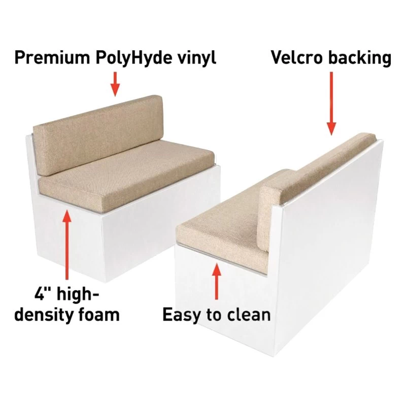 Thomas Payne® 2021100494 - 40" Norlina RV Dinette Replacement Cushions 4 Thomas Payne® 2021100494 - 40" Norlina RV Dinette Replacement Cushions - Image 2