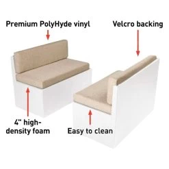Thomas Payne® 2021100498 - 42" Norlina RV Dinette Replacement Cushions -Rv Equipment 2021100498 2