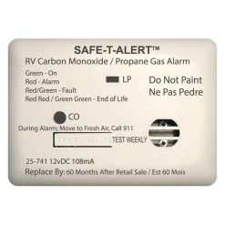 Safe-T-Alert® 25-741-WT - 25 Series™ White Surface Mount Propane/LP Gas Alarm