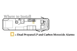 Safe-T-Alert® - 35 Series™ Flush Mount CO/LP Gas Alarm -Rv Equipment 35 742 bl 2 1