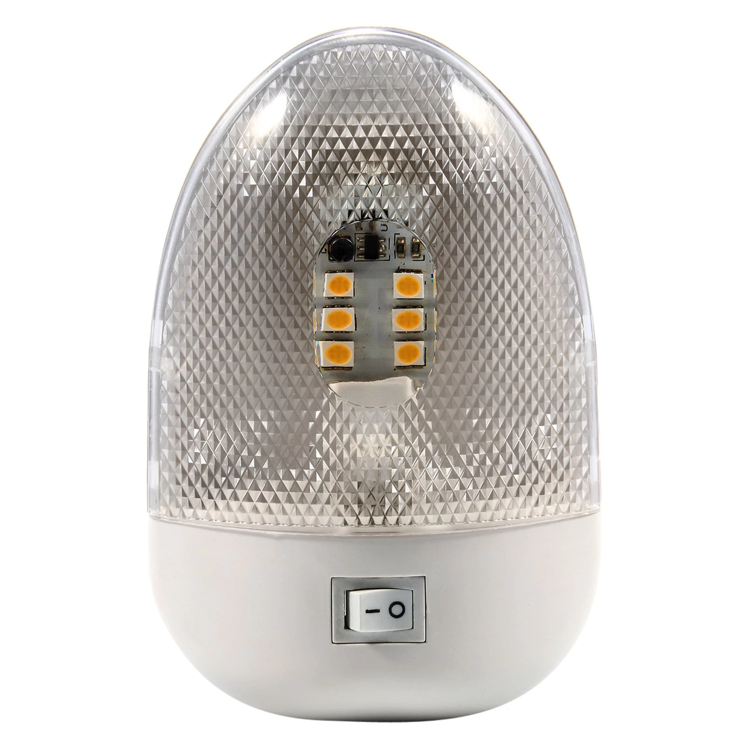 Camco® 41331 - Oblong 160 Lm Surface Mount LED Single Bulb Overhead Light With Switch (7.0"L X 2.0"W X 1.3"D) 4 Camco® 41331 - Oblong 160 Lm Surface Mount LED Single Bulb Overhead Light With Switch (7.0"L X 2.0"W X 1.3"D) - Image 2