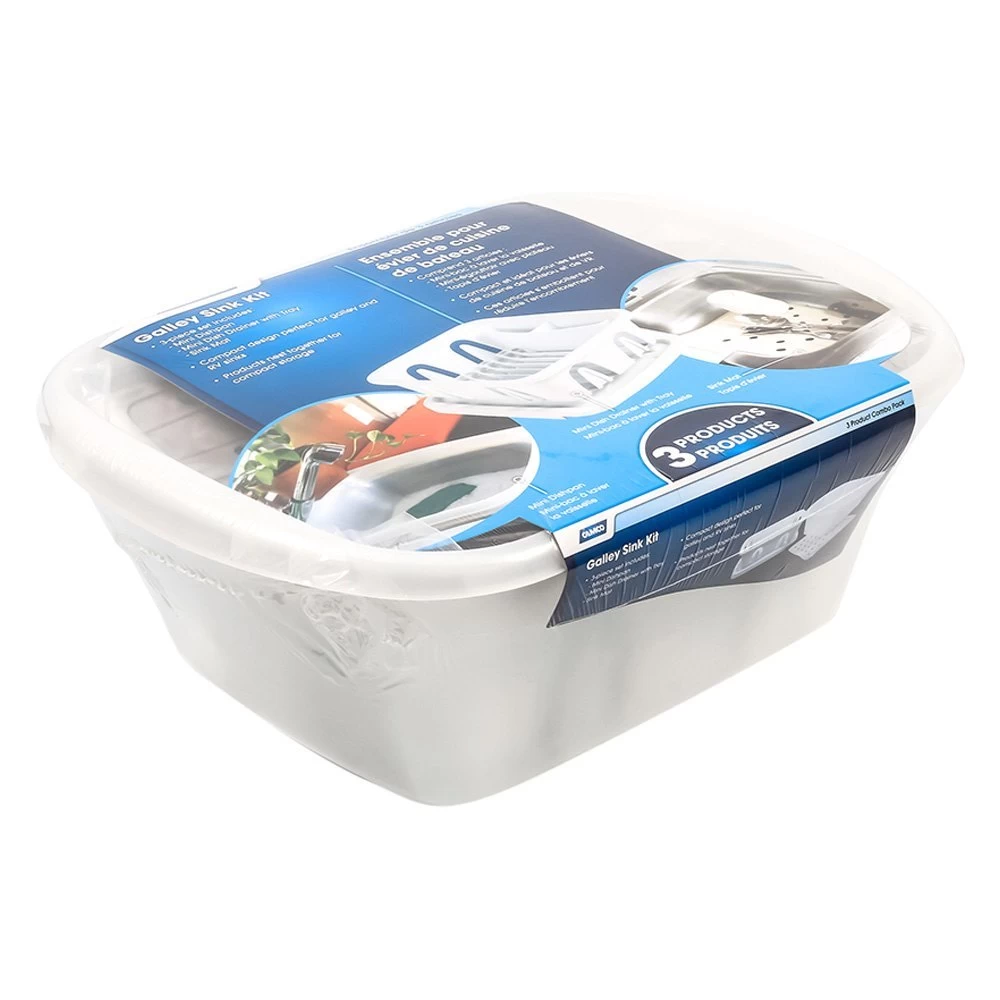 Camco® - Plastic Galley Sink Kit 3 Camco® - Plastic Galley Sink Kit