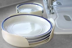 Camco® 43601 - White Plastic Stack-A-Plate™ Stand Set -Rv Equipment 43601 6