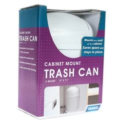 Camco® - White Wall Mount Trash Can -Rv Equipment 43961 3