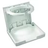 JR Products® 45624 - White Plastic Adjustable Cup Holder 2 JR Products® 45624 - White Plastic Adjustable Cup Holder -Rv Equipment 45624