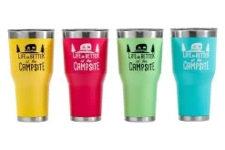 Camco® - "Life Is Better At The Campsite" 30 Oz. Stainless Steel Thermo Tumbler With "Life Is Better At The Campsite" Logo 14 Camco® - "Life Is Better At The Campsite" 30 Oz. Stainless Steel Thermo Tumbler With "Life Is Better At The Campsite" Logo -Rv Equipment 53058 6