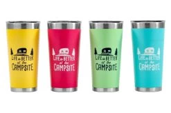 Camco® 53063 - "Life Is Better At The Campsite" 20 Oz. Green Stainless Steel Thermo Tumbler With "Life Is Better At The Campsite" Logo 13 Camco® 53063 - "Life Is Better At The Campsite" 20 Oz. Green Stainless Steel Thermo Tumbler With "Life Is Better At The Campsite" Logo -Rv Equipment 53063 6