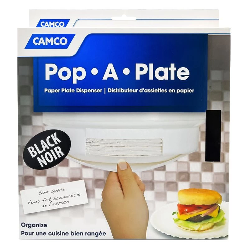 Camco® 57006 - Black Plastic Pop-A-Plate™ Dispenser 5 Camco® 57006 - Black Plastic Pop-A-Plate™ Dispenser - Image 3