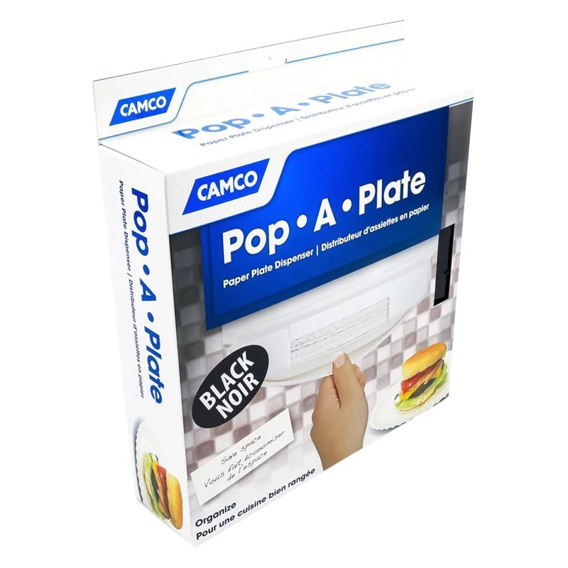 Camco® 57006 - Black Plastic Pop-A-Plate™ Dispenser 6 Camco® 57006 - Black Plastic Pop-A-Plate™ Dispenser - Image 4
