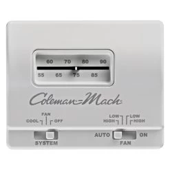 Coleman-Mach® 7330F3361 - White Cool Only Analog Thermostat