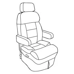 Classic Accessories® - OverDrive™ Tan RV Captain Seat Cover -Rv Equipment 80 112 012401 00 4