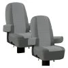 Classic Accessories® - OverDrive™ Gray RV Captain Seat Covers -Rv Equipment 80 421 011002 rt