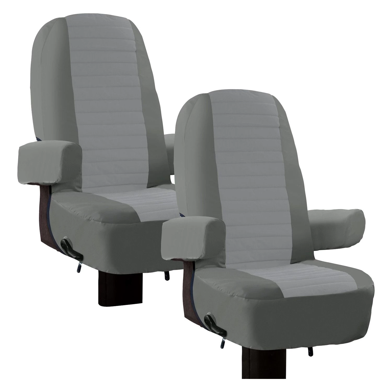 Classic Accessories® - OverDrive™ Gray RV Captain Seat Covers 3 Classic Accessories® - OverDrive™ Gray RV Captain Seat Covers