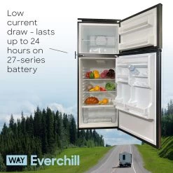 Way Interglobal® BCD280WEV804H-6/LHH - Everchill™ 11 Cu Ft 2 Doors Left Hand RV Refrigerator -Rv Equipment bcd280wev804h 6 lhh 9