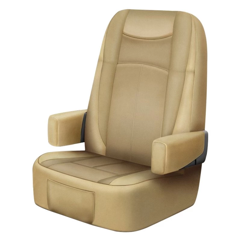 RV Designer® C793 - GripFit Tan RV Captain Seat Cover 3 RV Designer® C793 - GripFit Tan RV Captain Seat Cover