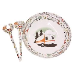 Camp Casual® - Melamine Serving Bowl And Servers