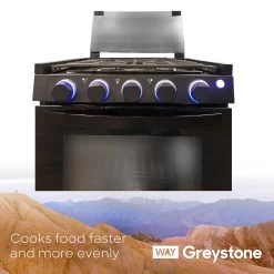 Way Interglobal® - Greystone™ RV Gas Cooking Range -Rv Equipment cf rv21 6